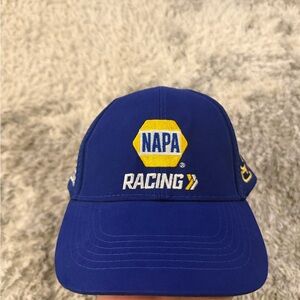Nascar Blue and Yellow Racing Hat